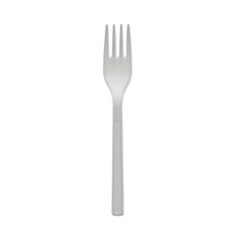 Pactiv Evergreen Gardenware Cutlery, Heavyweight, Fork, 6.63", White, 1,000/Carton