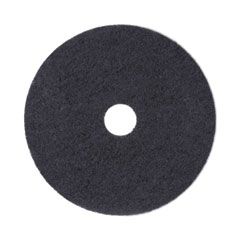 Boardwalk® Stripping Floor Pads, 19" Diameter, Black, 5/Carton