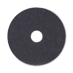 Boardwalk® Stripping Floor Pads, 16" Diameter, Black, 5/Carton
