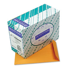Quality Park™ Redi Seal Catalog Envelope, 10 x 15, Brown Kraft