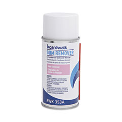 Boardwalk® Chewing Gum and Candle Wax Remover, 6 oz Aerosol Spray, 12/Carton