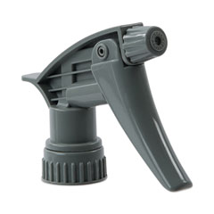 Boardwalk® Chemical-Resistant Trigger Sprayer 320CR, 7.25" Tube, Fits16 oz Bottles, Gray, 24/Carton