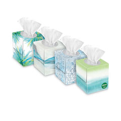 Kleenex® Lotion Facial Tissue, 3-Ply, White, 60 Sheets/Box, 4 Boxes/Pack, 2 Packs/Carton