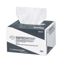 Kimtech™ Precision Wipers, POP-UP Box, 1-Ply, 4.4 x 8.4, Unscented, White, 280/Box, 60 Boxes/Carton
