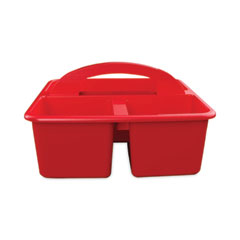 deflecto® Antimicrobial Creativity Storage Caddy, Red