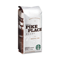 Starbucks® Coffee, Pike Place, 1 lb Bag, 6/Carton