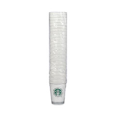 Starbucks® We Proudly Serve Cups, Hot & Cold, 12 Oz, White, Carton Of 1,000