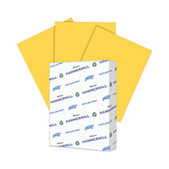 Hammermill® Colors Print Paper, 20 lb Bond Weight, 8.5 x 11, Goldenrod, 500/Ream