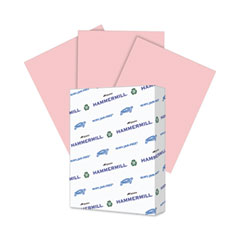 Hammermill® Colors Print Paper, 20 lb Bond Weight, 8.5 x 11, Pink, 500/Ream
