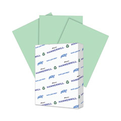 Hammermill® Colors Print Paper, 20 lb Bond Weight, 8.5 x 11, Green, 500/Ream
