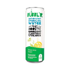 Bubbl'r Antioxidant Sparkling Water, Lemon Lime Twist'r, 12 oz Can, 12 Cans/Carton