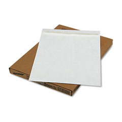 Survivor® Heavyweight 18 lb Tyvek Catalog Mailers, Square Flap, Self-Adhesive Closure, 13 x 19, White, 25/Box
