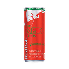 Red Bull® The Red Edition Energy Drink, Watermelon, 8.4 oz Can, 24/Carton