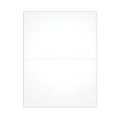TOPS™ Blank Cut Sheets for W-2 or 1099 Tax Forms, 2-Up Style, 8.5 x 11, White, 100/Pack