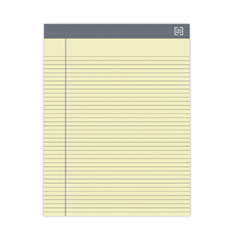 TRU RED™ Notepads, Narrow Rule, 50 Canary-Yellow 8.5 x 11.75 Sheets, 3/Pack