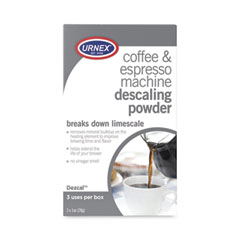 Urnex® Coffee and Espresso Machine Descaling Powder, 1 oz Packets, 3/Box