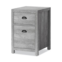 Whalen® Fallbrook Two-Drawer Vertical File Cabinet, Box/File, Legal/Letter, Smoked Ash, 17 x 20 x 26.25