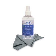 Falcon® Safety Products HYPERCLN Screen Cleaning Kit, 8 oz Spray Bottle