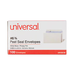 Universal® Peel Seal Strip Business Envelope