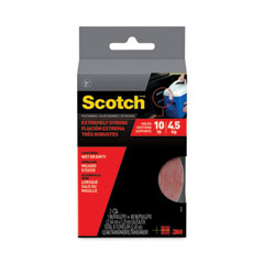 Scotch™ Extreme Fasteners, 1" x 4 ft, Clear, 2/Pack