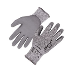ProFlex 7030 ANSI A3 PU Coated CR Gloves, Gray, Medium, 12 Pairs/Pack