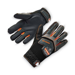 ProFlex 9015F(x) Certified Anti-Vibration Gloves and Dorsal Protection, Black, 2X-Large, Pair