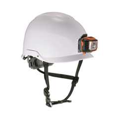 ergodyne® Skullerz® 8974LED Class E Safety Helmet with 8981 Universal LED Headlamp
