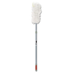 Rubbermaid® Commercial HiDuster Overhead Duster with Straight Launderable Head, 51" Extension Handle