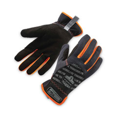 ergodyne® ProFlex 815 QuickCuff Mechanics Gloves, Black, Medium, Pair, Ships in 1-3 Business Days