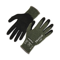 ergodyne® ProFlex 7042 ANSI A4 Nitrile-Coated CR Gloves, Green, X-Large, Pair, Ships in 1-3 Business Days