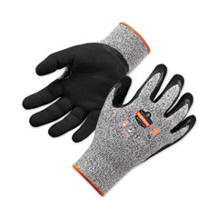 ProFlex 7031 ANSI A3 Nitrile-Coated CR Gloves, Gray, Large, Pair
