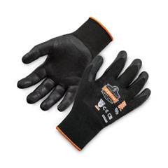 ProFlex 7001 Nitrile-Coated Gloves, Black, Large, Pair