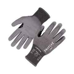ProFlex 7071 ANSI A7 PU Coated CR Gloves, Gray, Small, Pair, Ships in 1-3 Business Days