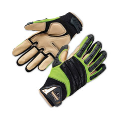 ergodyne® ProFlex® 924LTR Leather-Reinforced Hybrid Dorsal Impact-Reducing Gloves