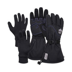 ergodyne® ProFlex 825WP Thermal Waterproof Winter Work Gloves, Black, X-Large, Pair, Ships in 1-3 Business Days