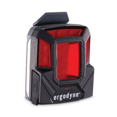 ergodyne® Skullerz 8993 Hard Hat Safety Light, 1.5 x 3 x 1.5, Black, Ships in 1-3 Business Days