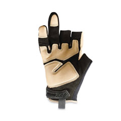 ergodyne® ProFlex 720LTR Heavy-Duty Leather-Reinforced Framing Gloves, Black, Medium, Pair, Ships in 1-3 Business Days