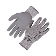 ProFlex 7030 ANSI A3 PU Coated CR Gloves, Gray, Large, Pair