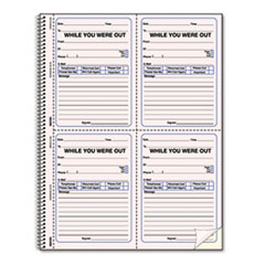 Rediform® Professional Line™ Wirebound Message Book