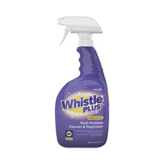 Diversey™ Whistle Plus Multi-Purpose Cleaner and Degreaser, Citrus, 32 oz Spray Bottle, 8/Carton