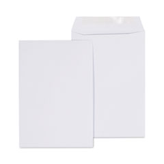 Universal® Catalog Envelope, 24 lb Bond Weight Paper, #1 3/4, Square Flap, Gummed Closure, 6.5 x 9.5, White, 500/Box