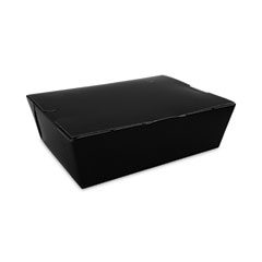 SCT® ChampPak Carryout Boxes, 7.75 x 5.5 x 2.5, Black, Paper, 200/Carton