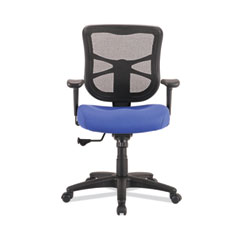 Alera® Alera Elusion Series Mesh Mid-Back Swivel/Tilt Chair, Supports Up to 275 lb, 17.9" to 21.8" Seat Height, Navy Seat