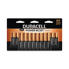 Duracell® Power Boost CopperTop Alkaline AA Batteries, 20/Pack