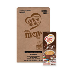 Coffee mate® Liquid Coffee Creamer, M and M Chocolate, 0.37 oz Mini Cups, 200/Carton