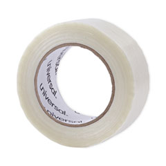 Universal® 120# Utility Grade Filament Tape, 3" Core, 48 mm x 54.8 m, Clear