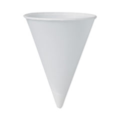 Dart® Cone Water Cups, Cold, Paper, 4 oz, White, 200/Pack