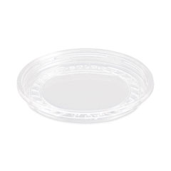 SOLO® Bare Eco-Forward RPET Deli Container Lids, Recessed Lid, Fits 8 oz, Clear, Plastic, 50/Pack, 10 Packs/Carton