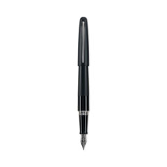 Pilot® MR Metropolitan Collection Fountain Pen, Medium 1 mm, Black Ink, Black