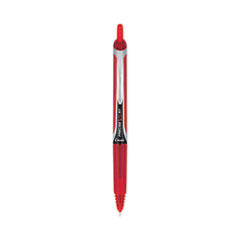 Pilot® Precise V5RT Roller Ball Pen, Retractable, Extra-Fine 0.5 mm, Red Ink, Red Barrel